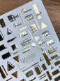 Nail Water Decal CF-320