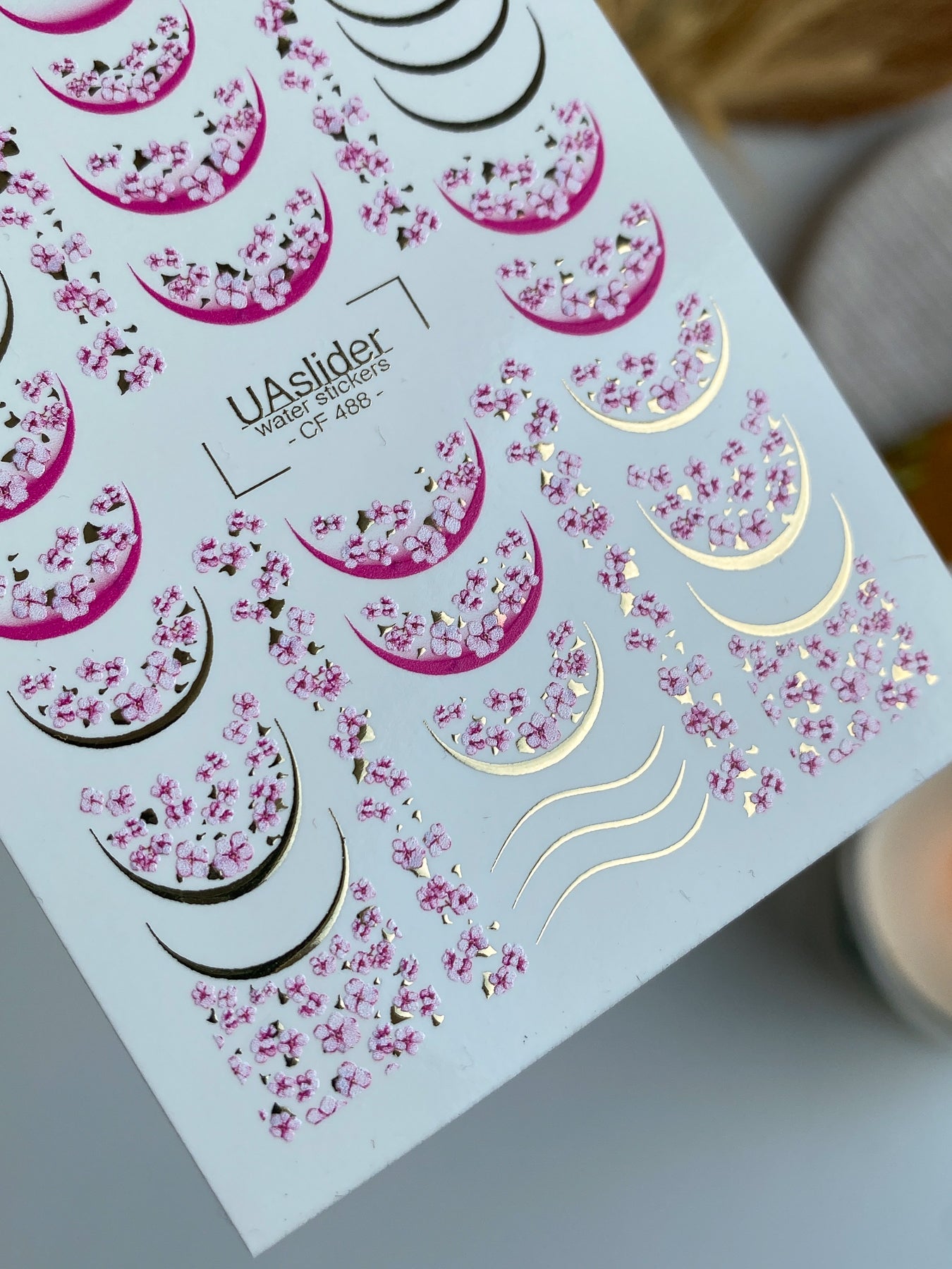 Nail Water Decal CF-488