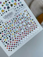 Nagel Water Decal CF-497 | Kleurrijke Hartjes Nagel Water Decals met Goudfolie | Liefde Thema Nagel Stickers