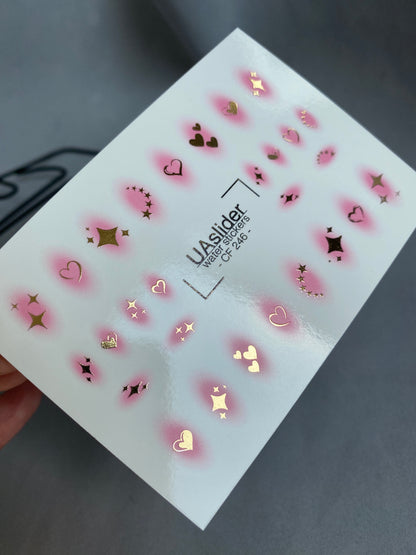 Nail Water Decal CF-246