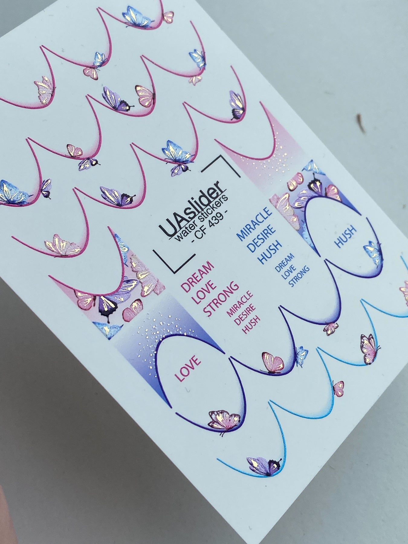 Nail Water Decal CF-439