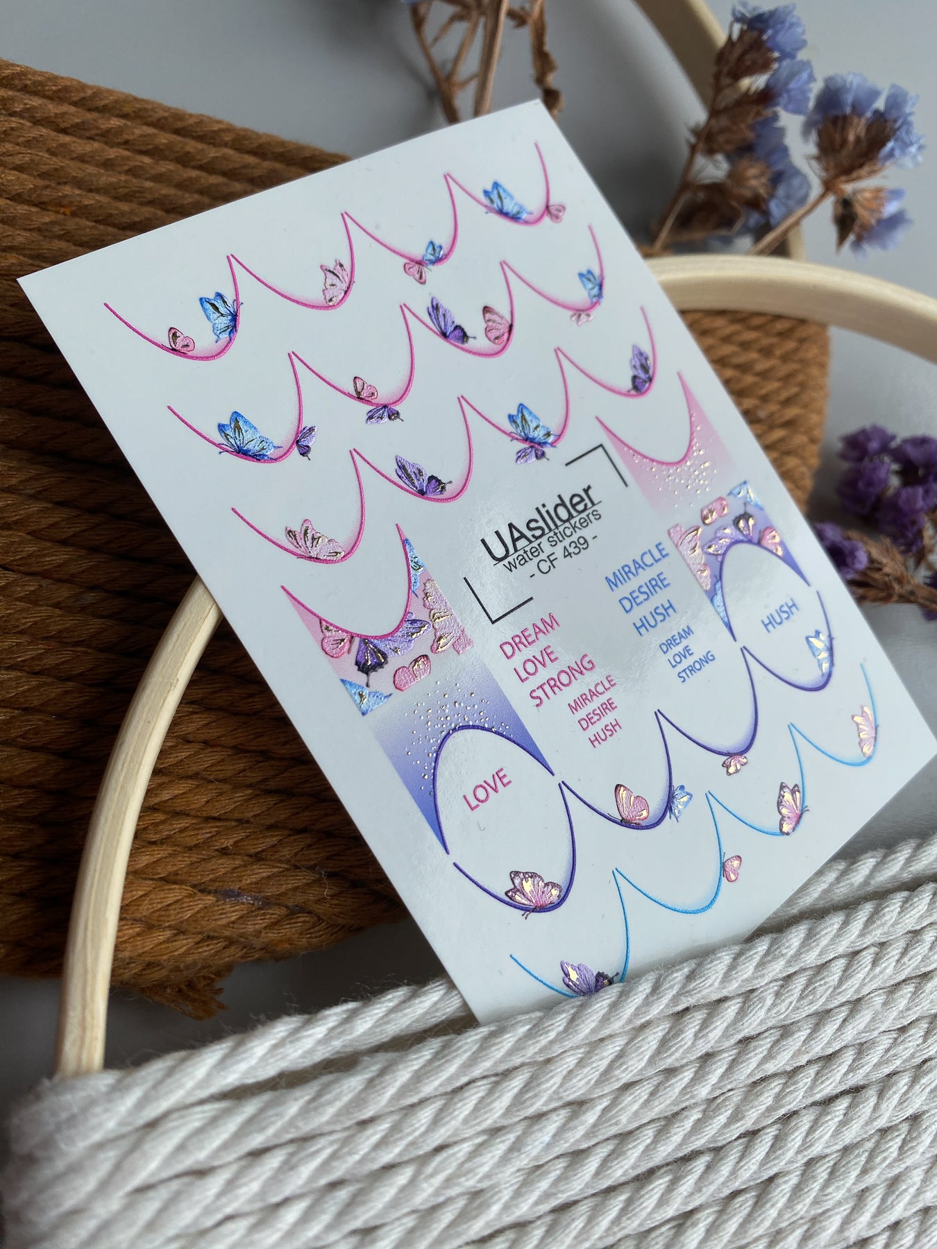 Nail Water Decal CF-439