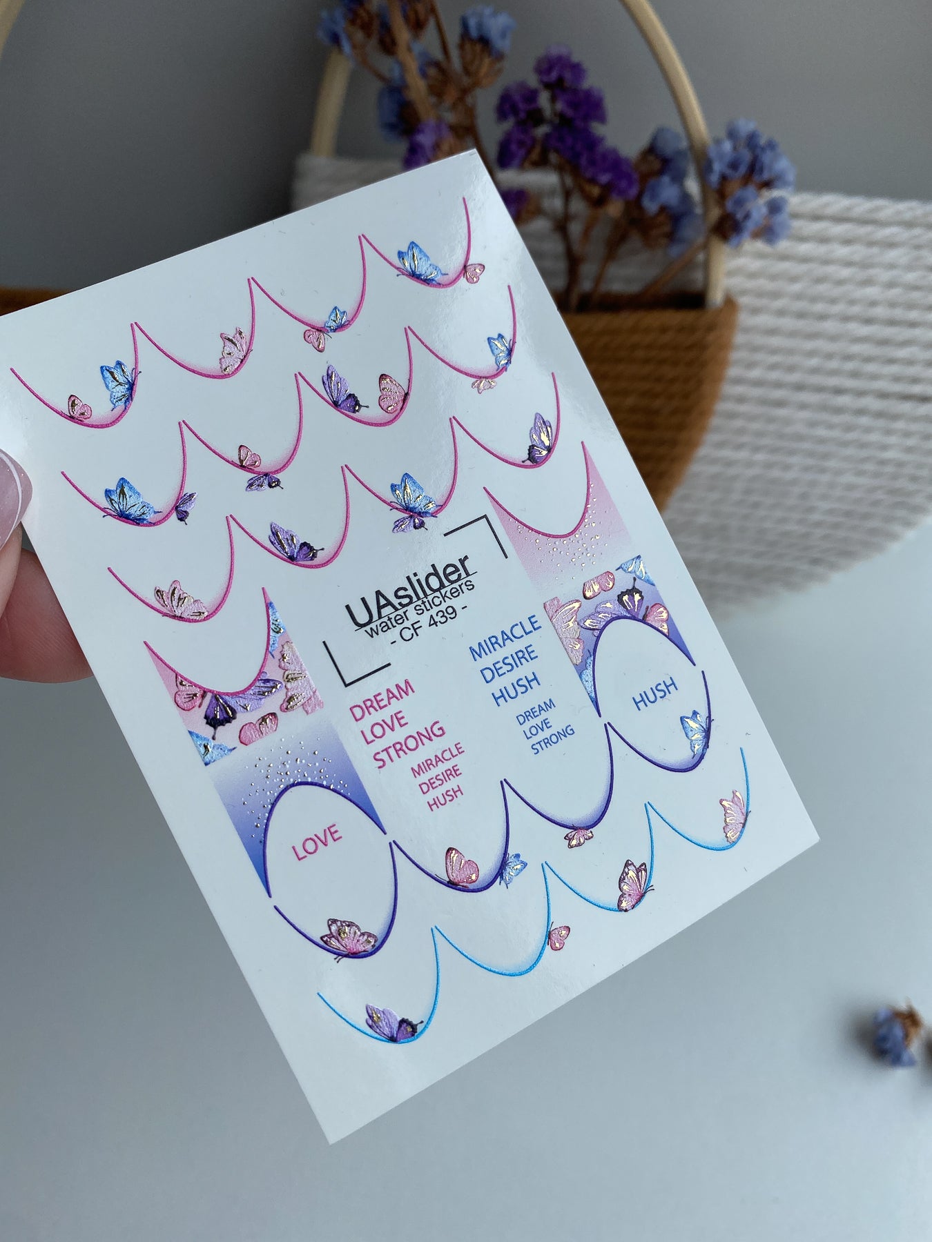 Nail Water Decal CF-439