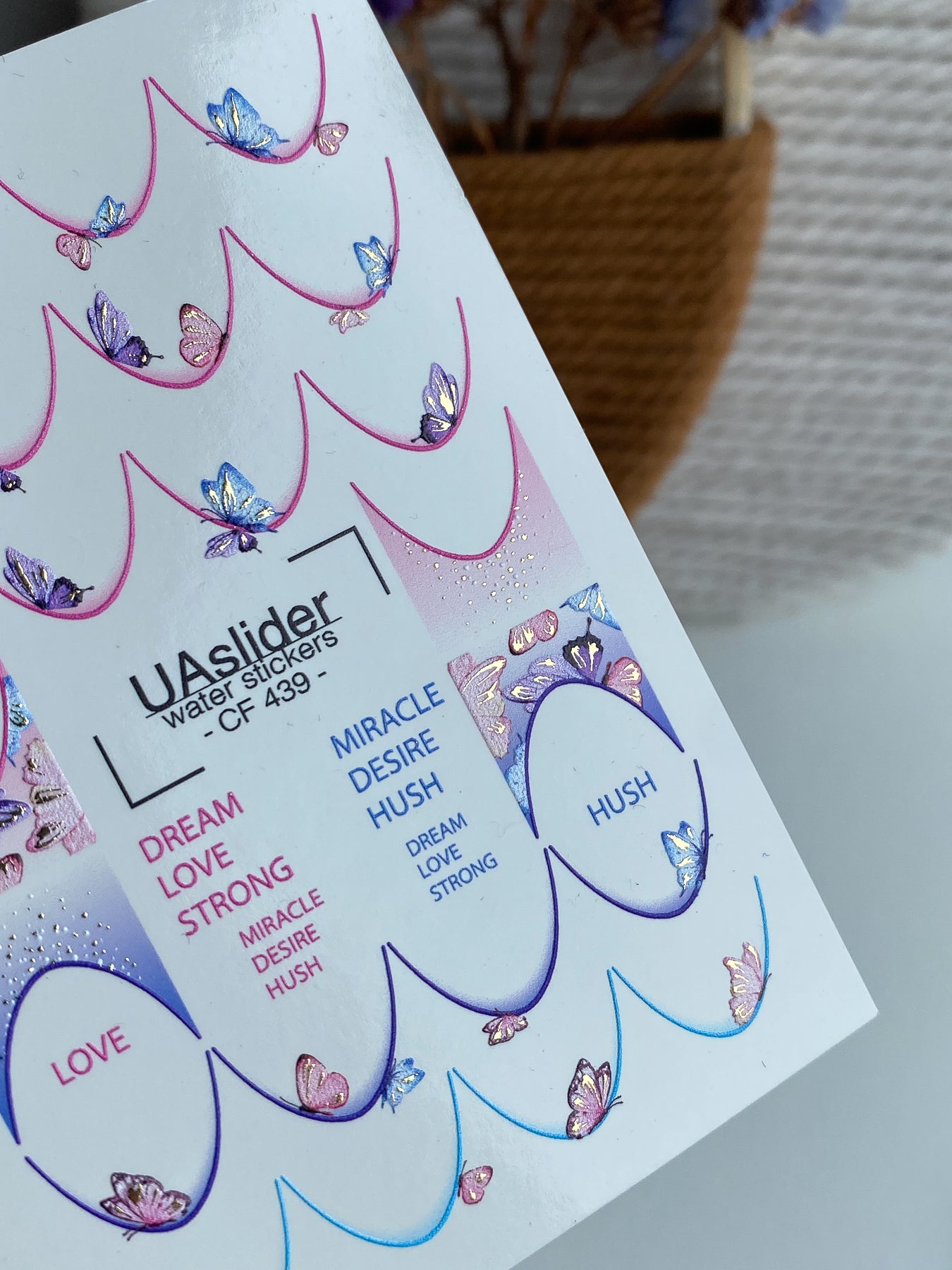 Nail Water Decal CF-439