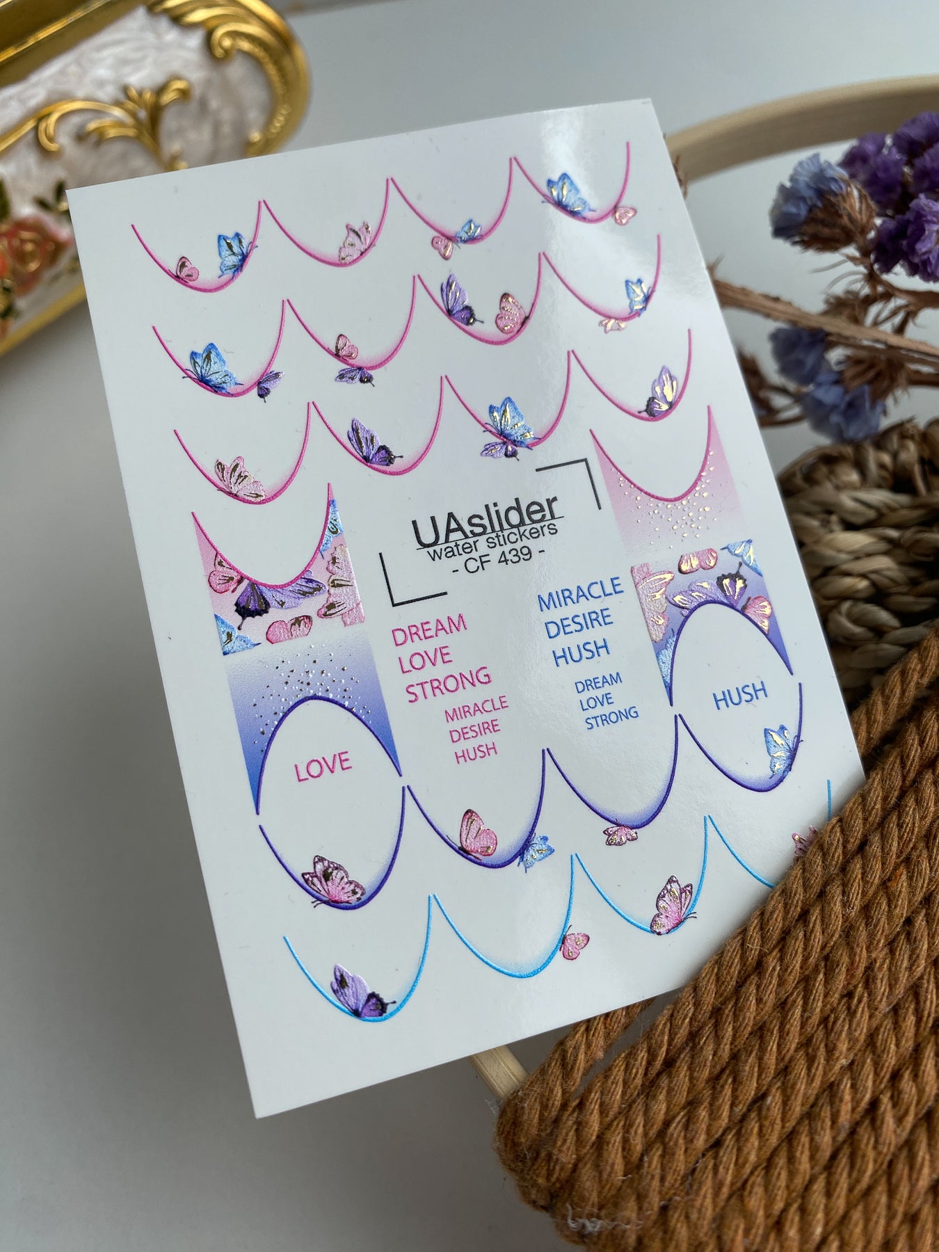 Nail Water Decal CF-439