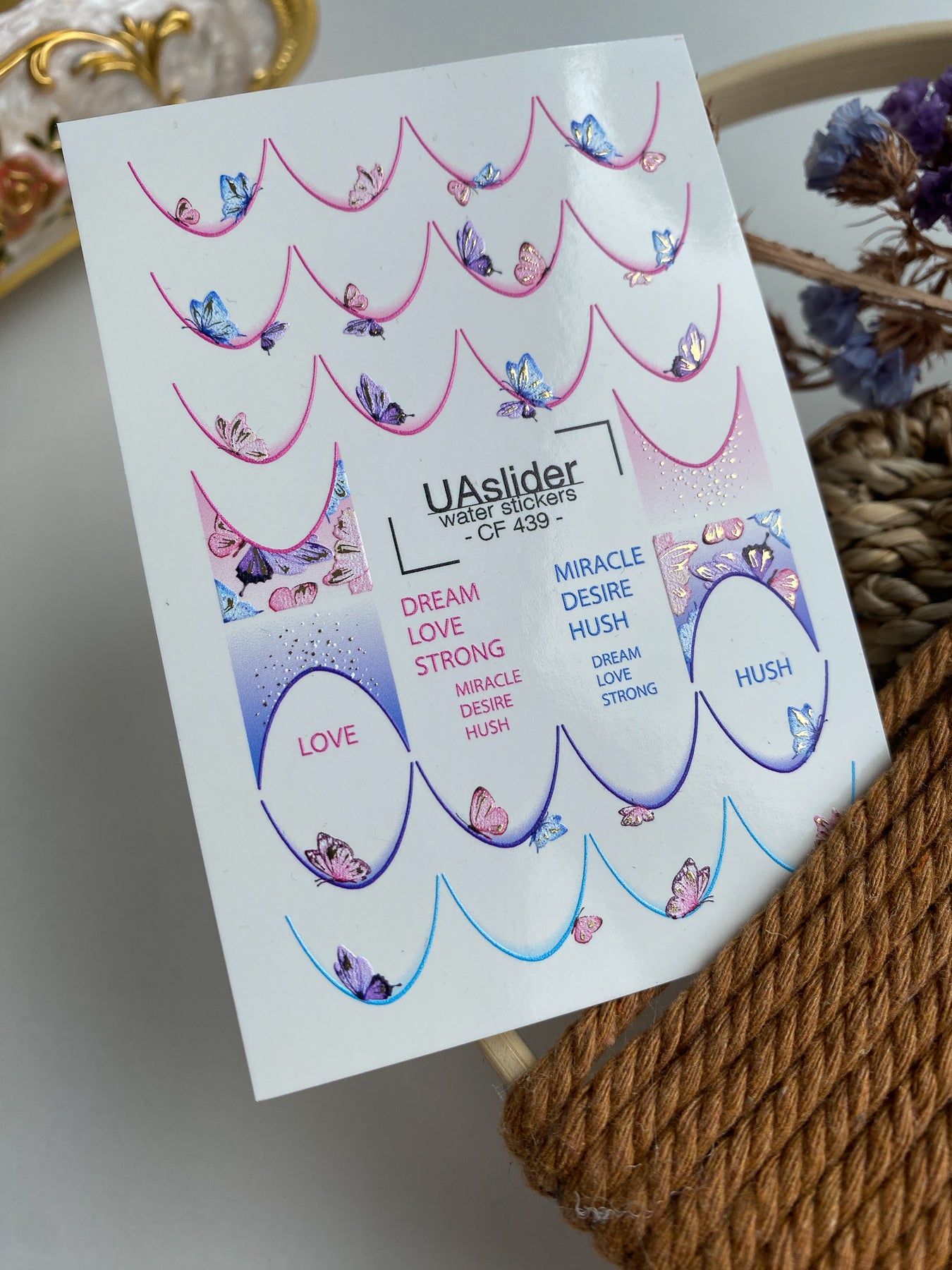 Nail Water Decal CF-439