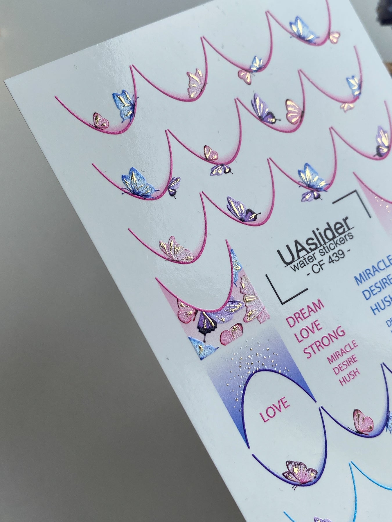Nail Water Decal CF-439