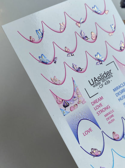 Nail Water Decal CF-439