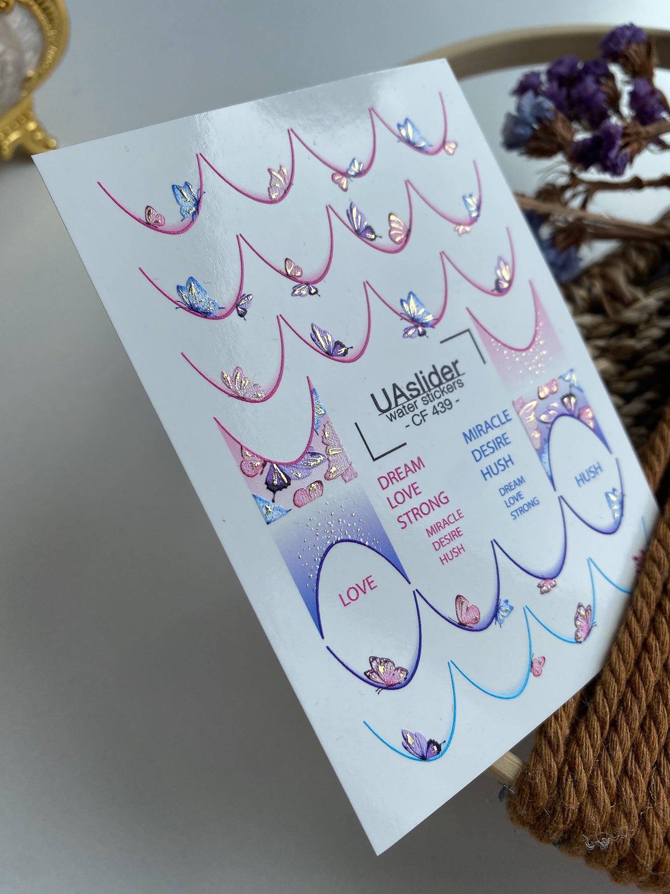 Nail Water Decal CF-439