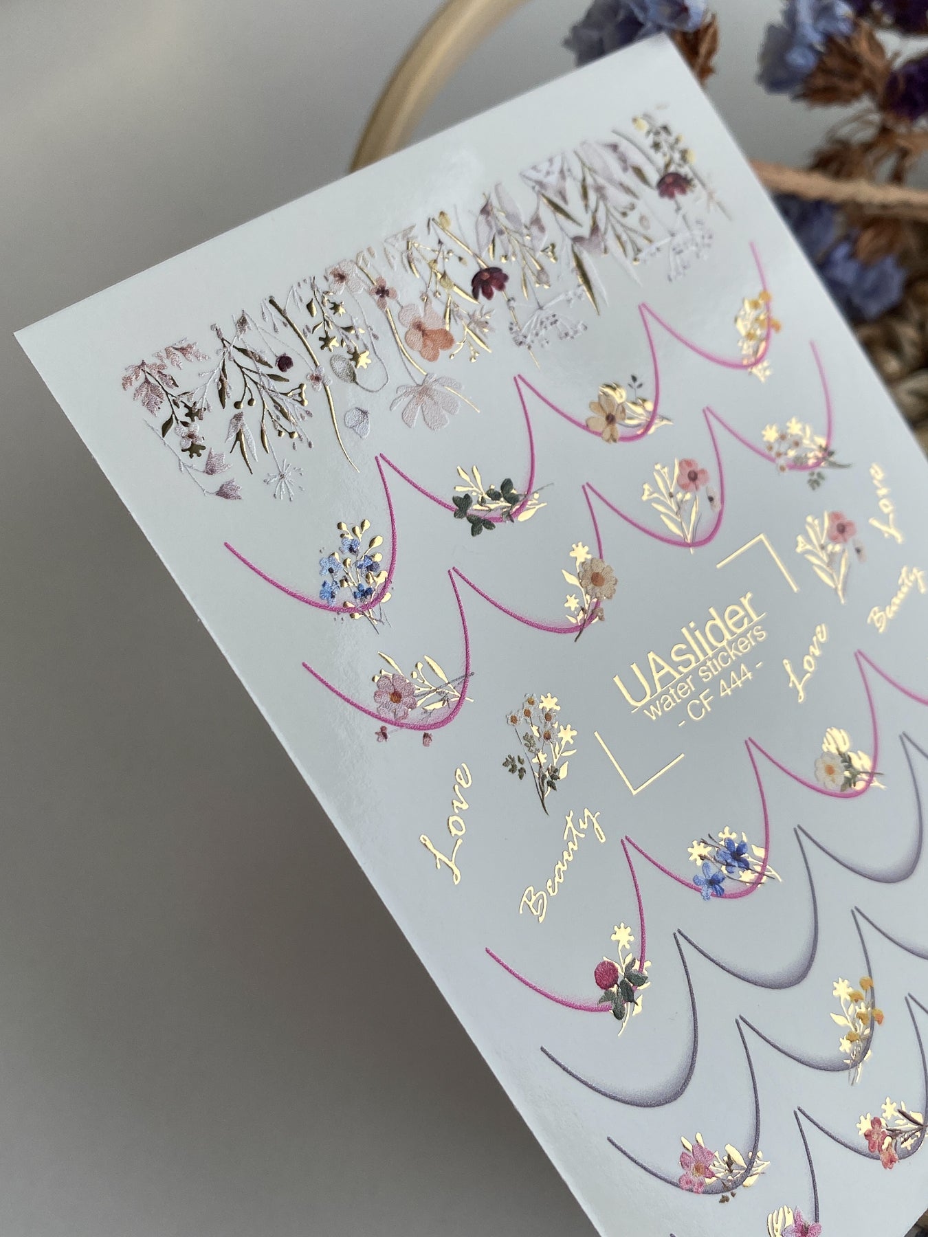 Nail Water Decal CF-444