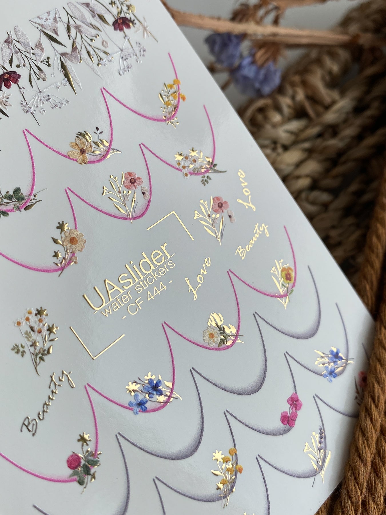 Nail Water Decal CF-444