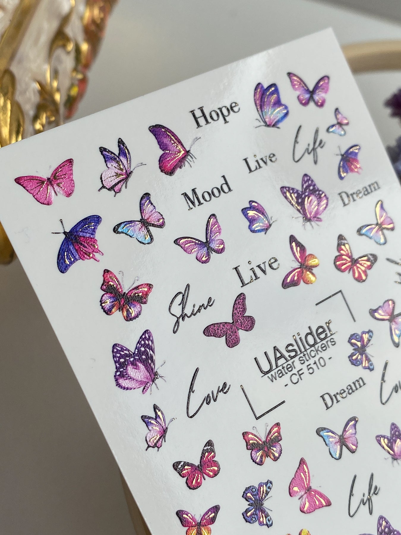 Nail Water Decal CF-510