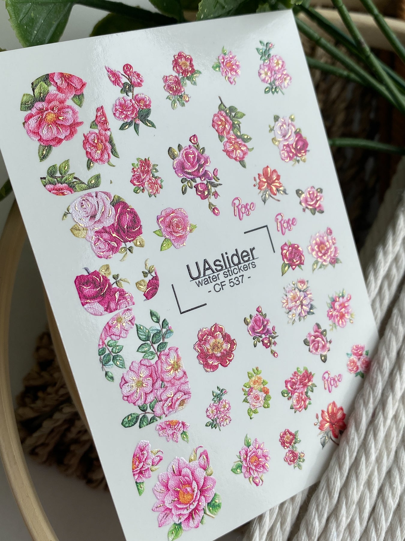 Nail Water Decal CF-537