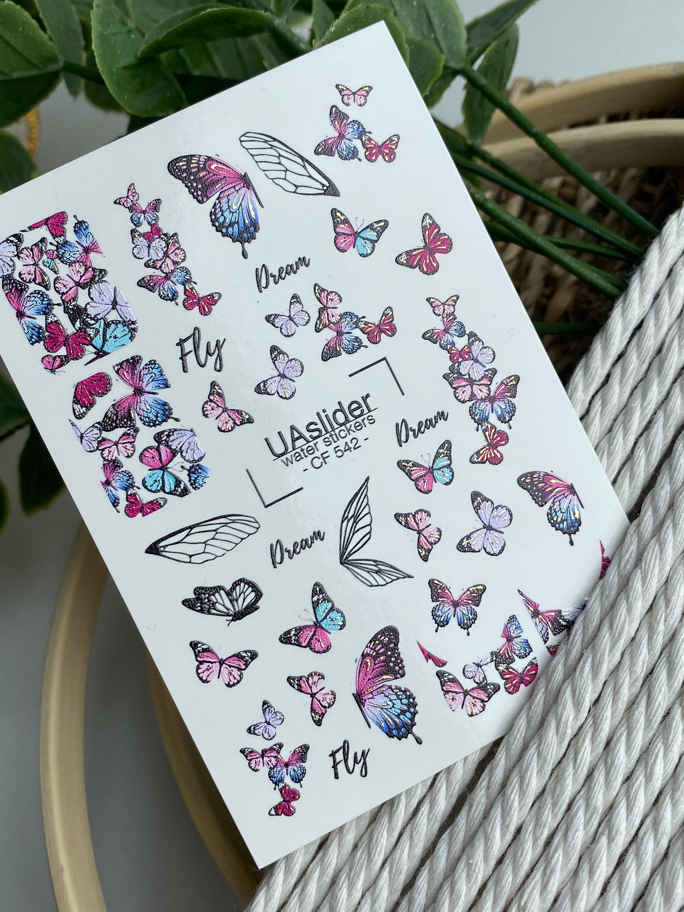 Nail Water Decal CF-542