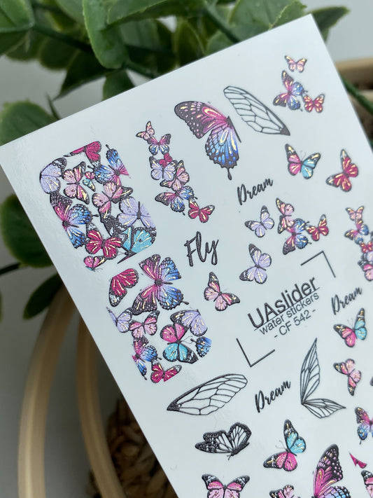 Nail Water Decal CF-542