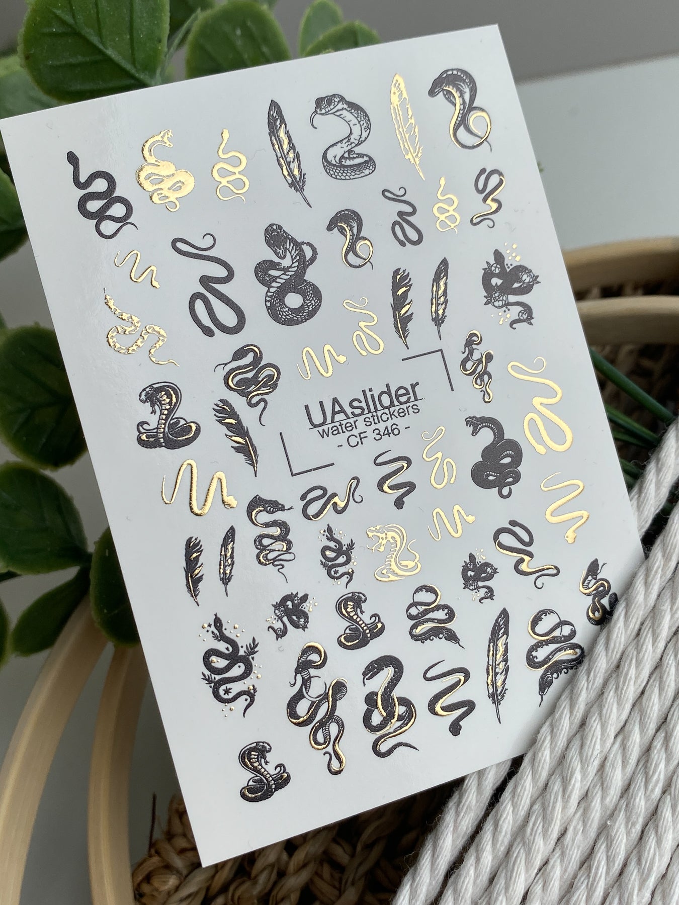 Nail Water Decal CF-346