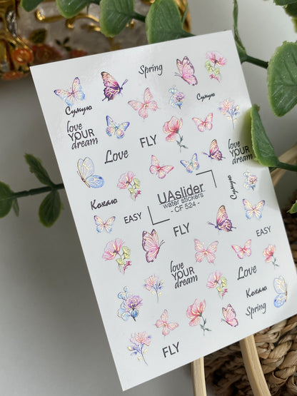 Nail Water Decal CF-524