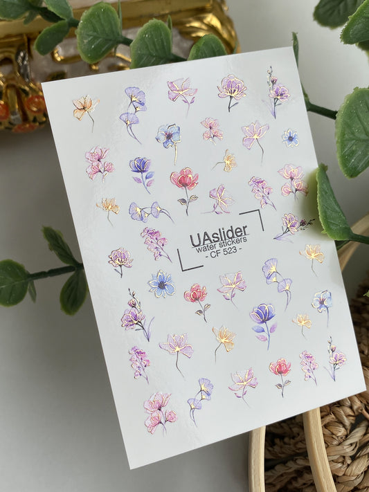 Nail Water Decal CF-523