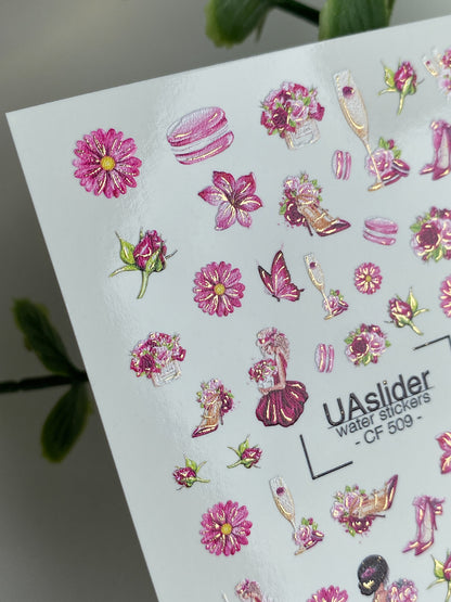 Nail Water Decal CF-509