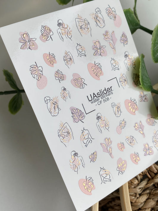 Nail Water Decal CF-508