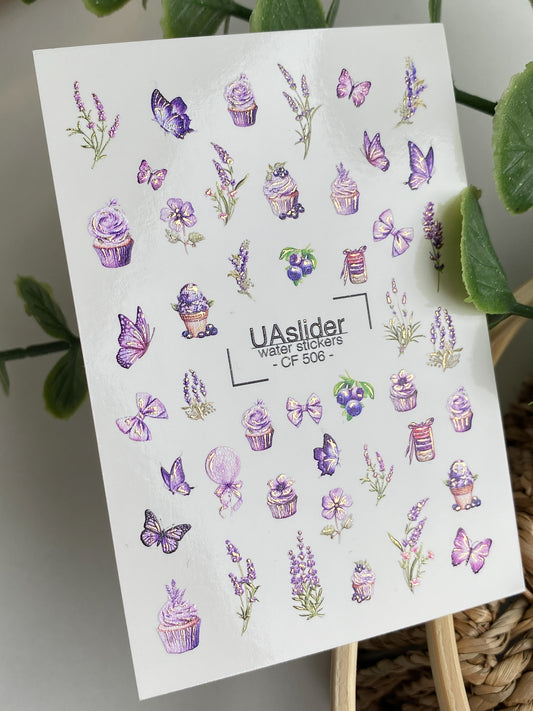 Nail Water Decal CF-506