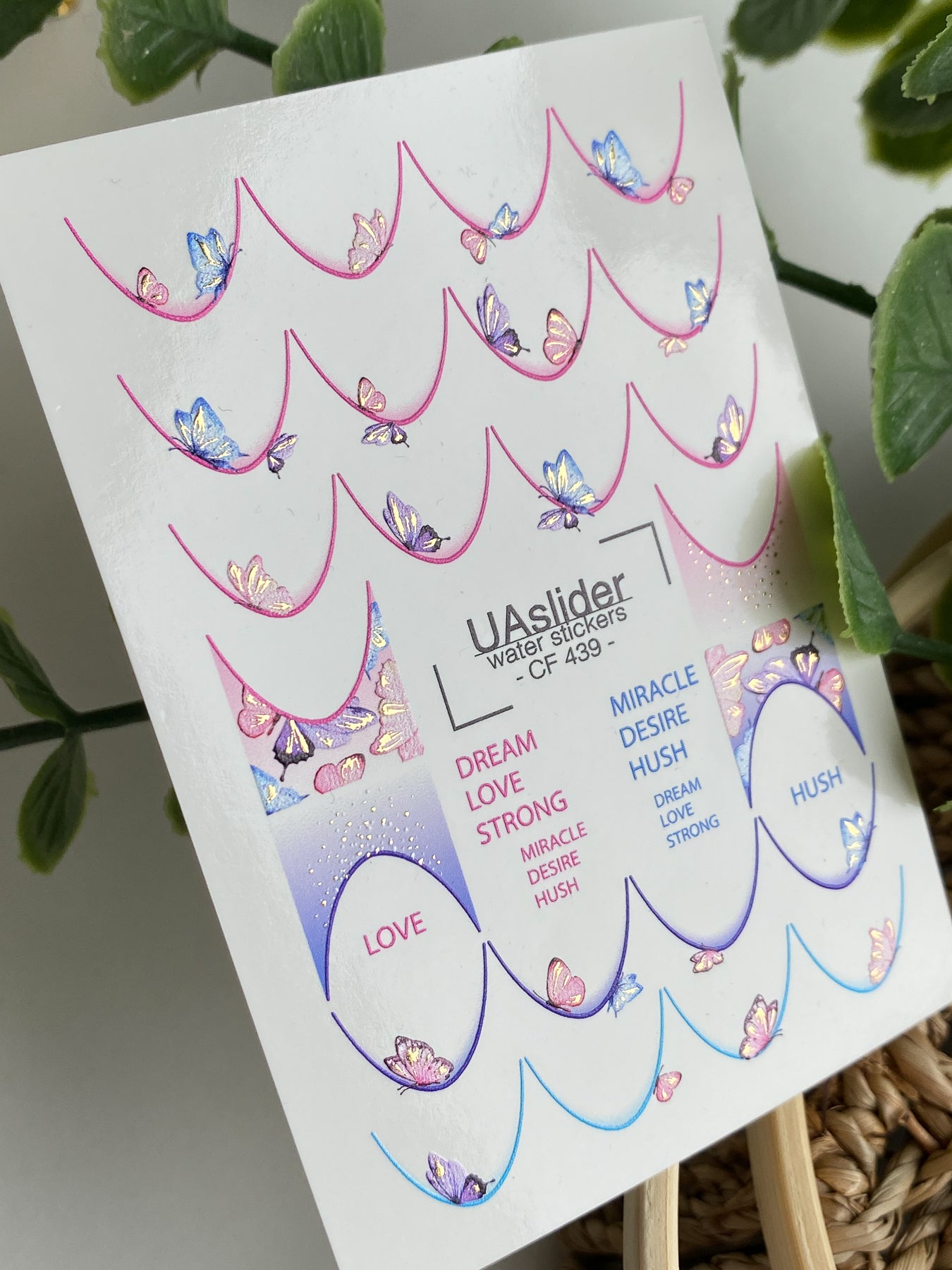 Nail Water Decal CF-439