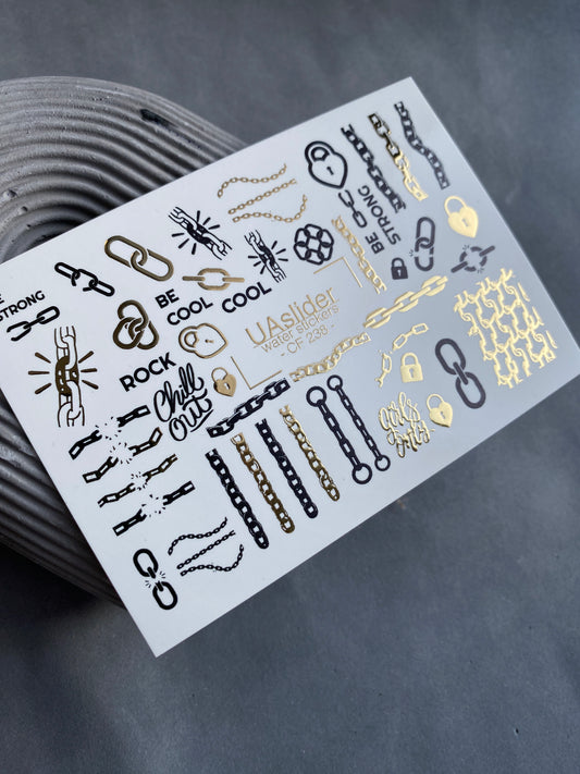 Nail Water Decal CF-238