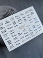 Nail Water Decal CF-233