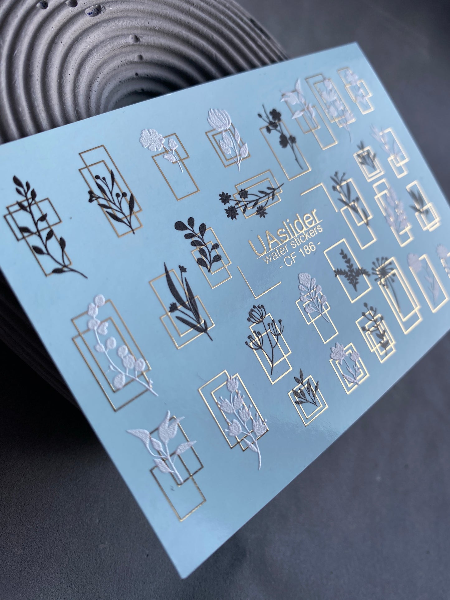 Nail Water Decal CF-186