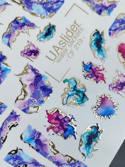 Nail Water Decal CF-219