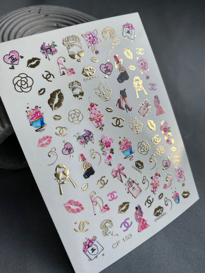 Nail Water Decal CF-153