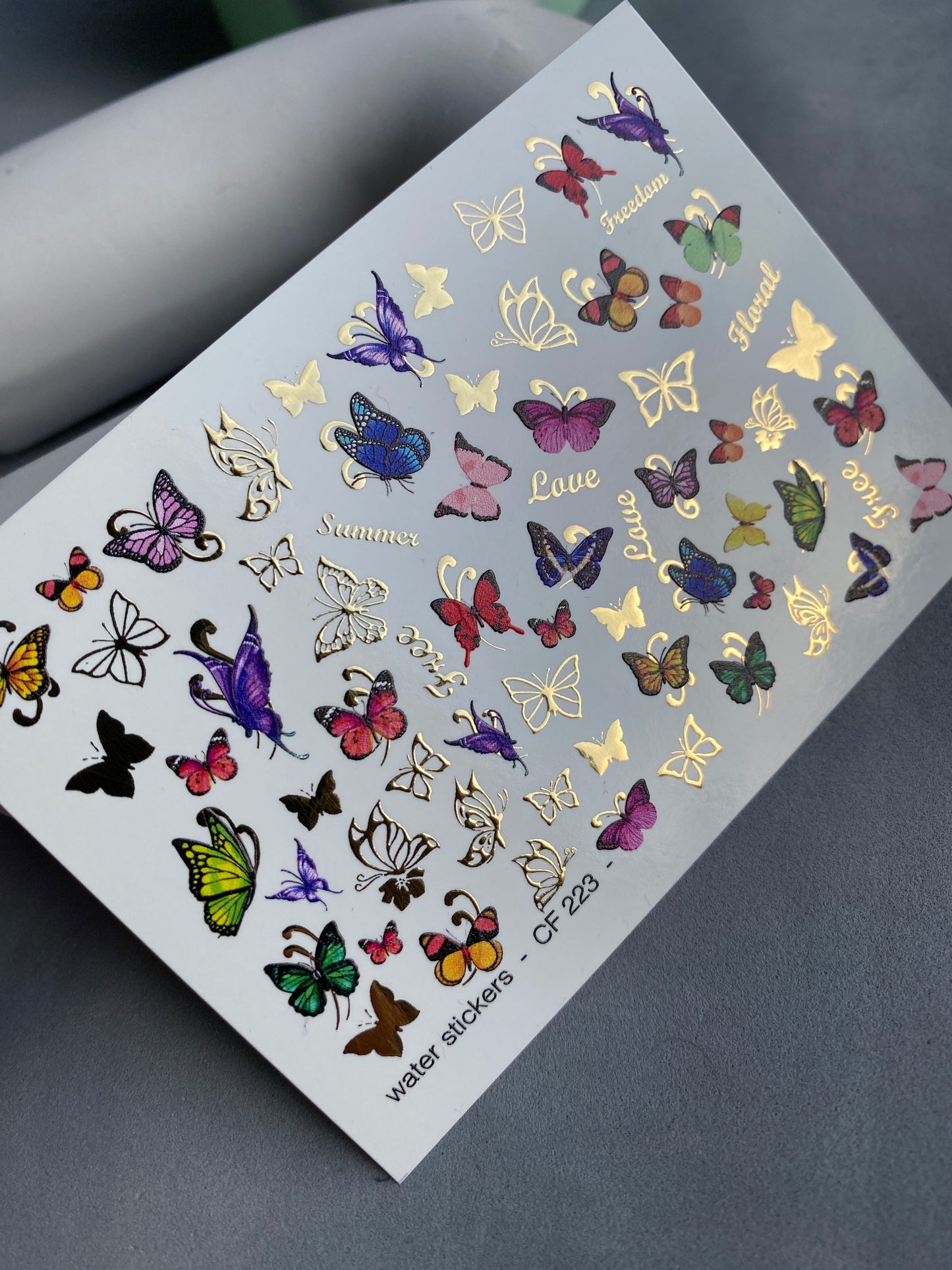 Nail Water Decal CF-223