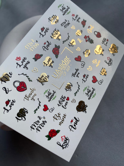 Nail Water Decal CF-227