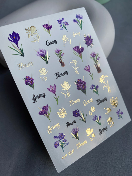 Nail Water Decal CF-207