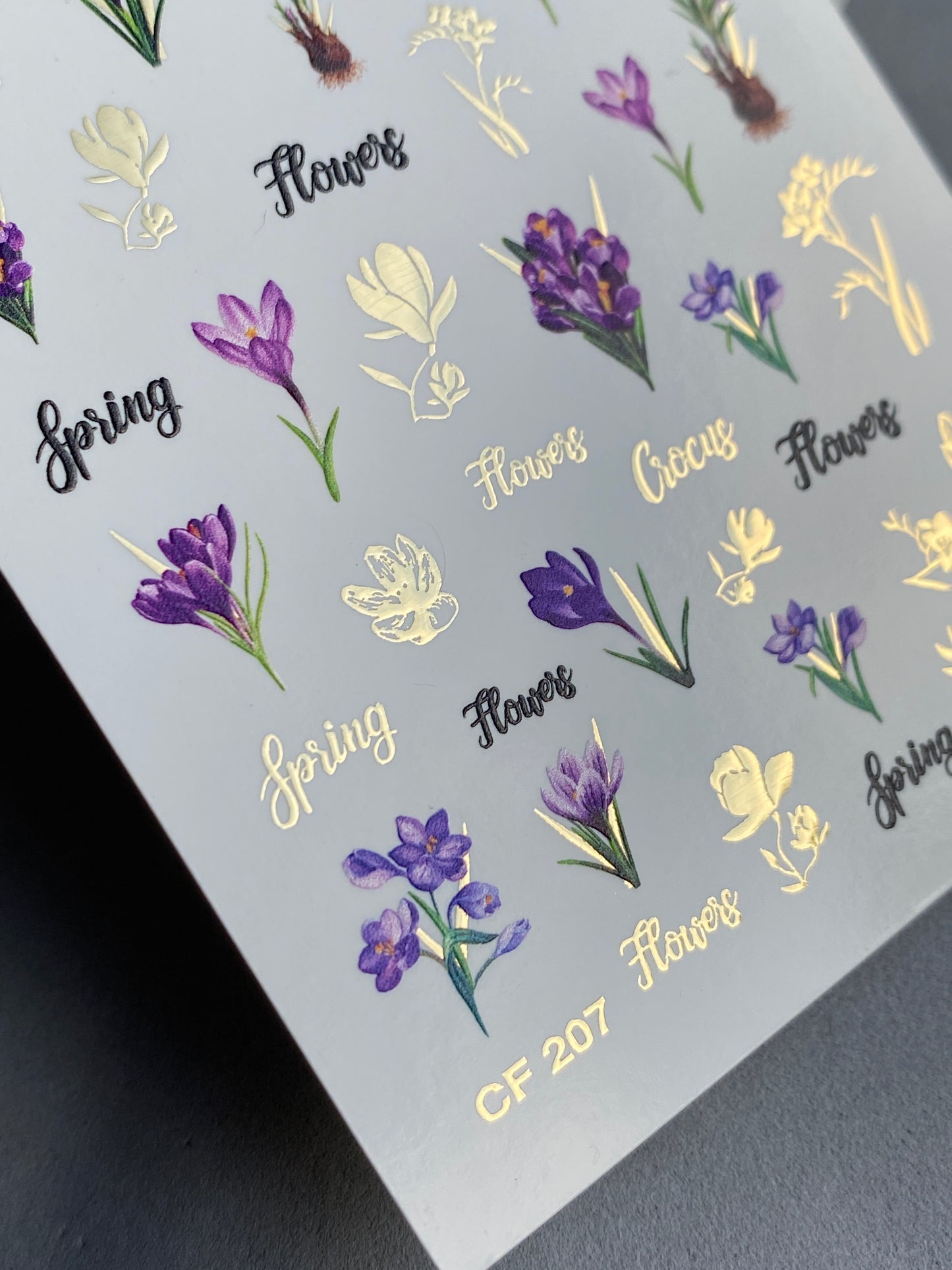 Nail Water Decal CF-207