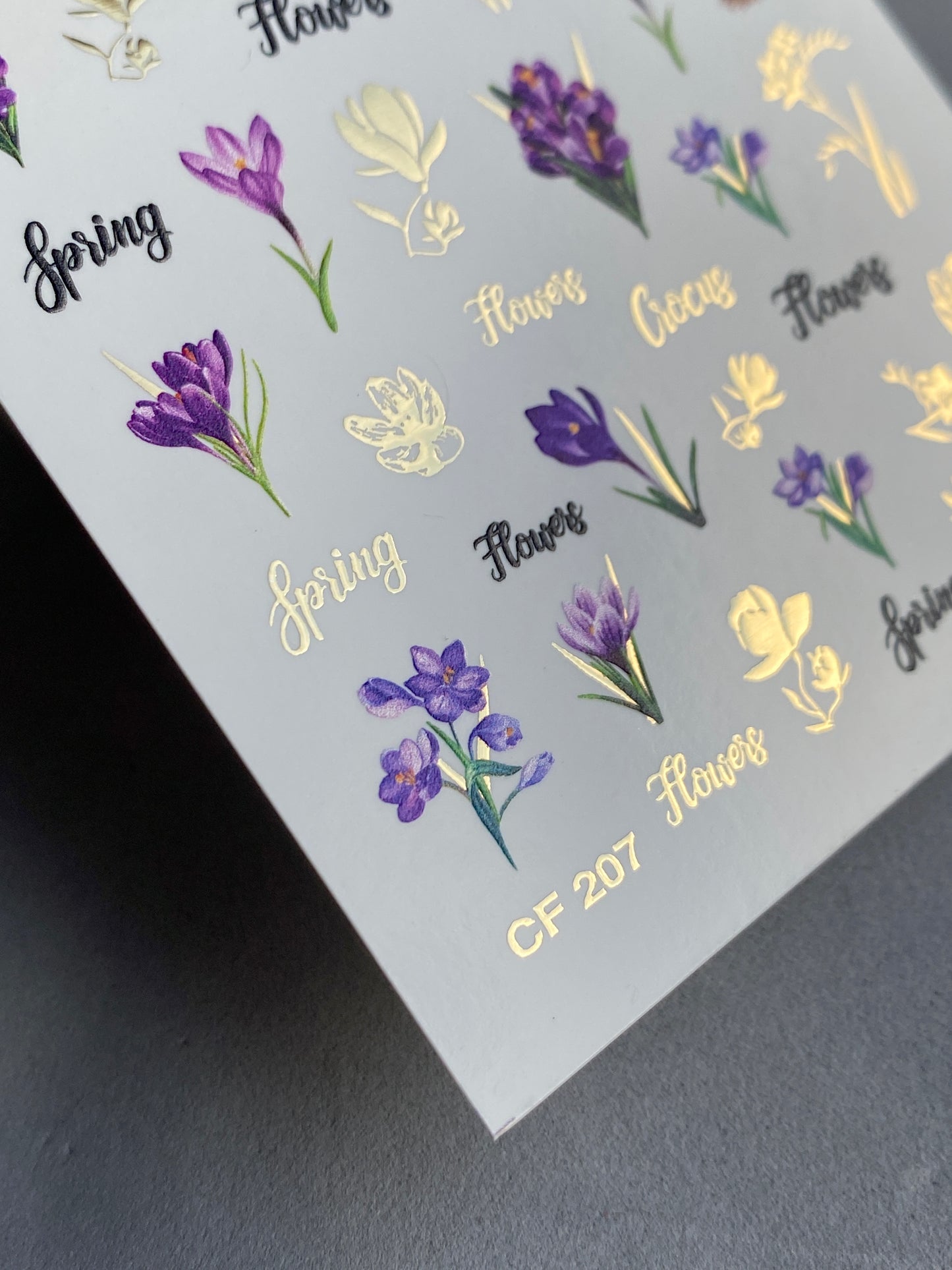 Nail Water Decal CF-207