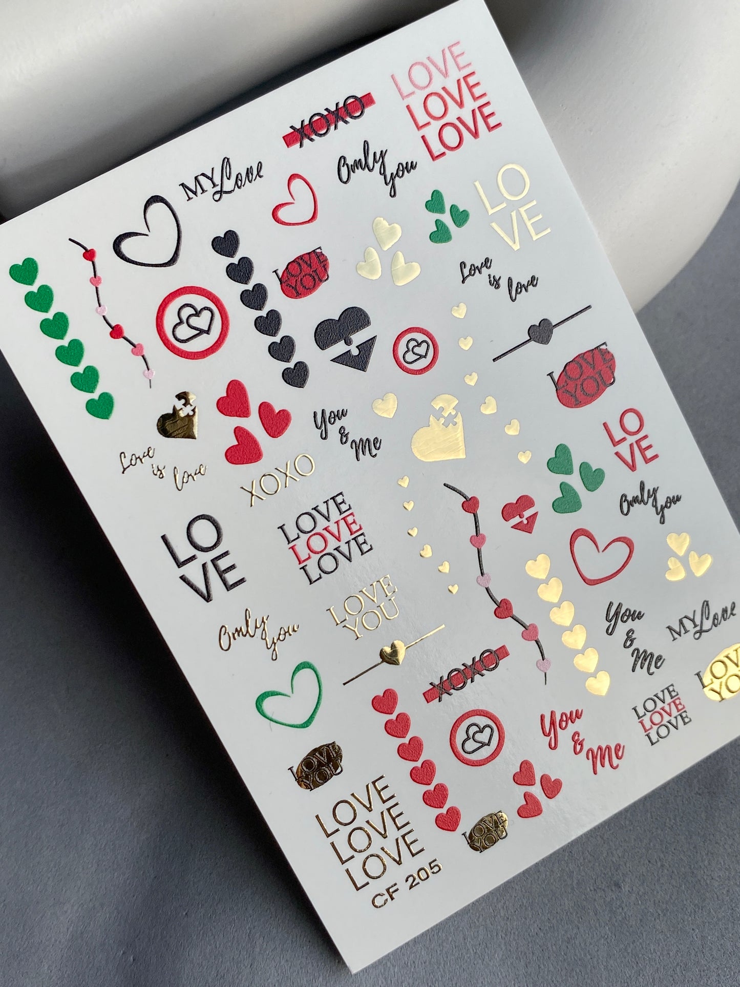 Nail Water Decal CF-205
