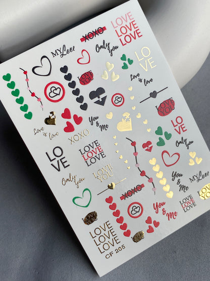 Nail Water Decal CF-205
