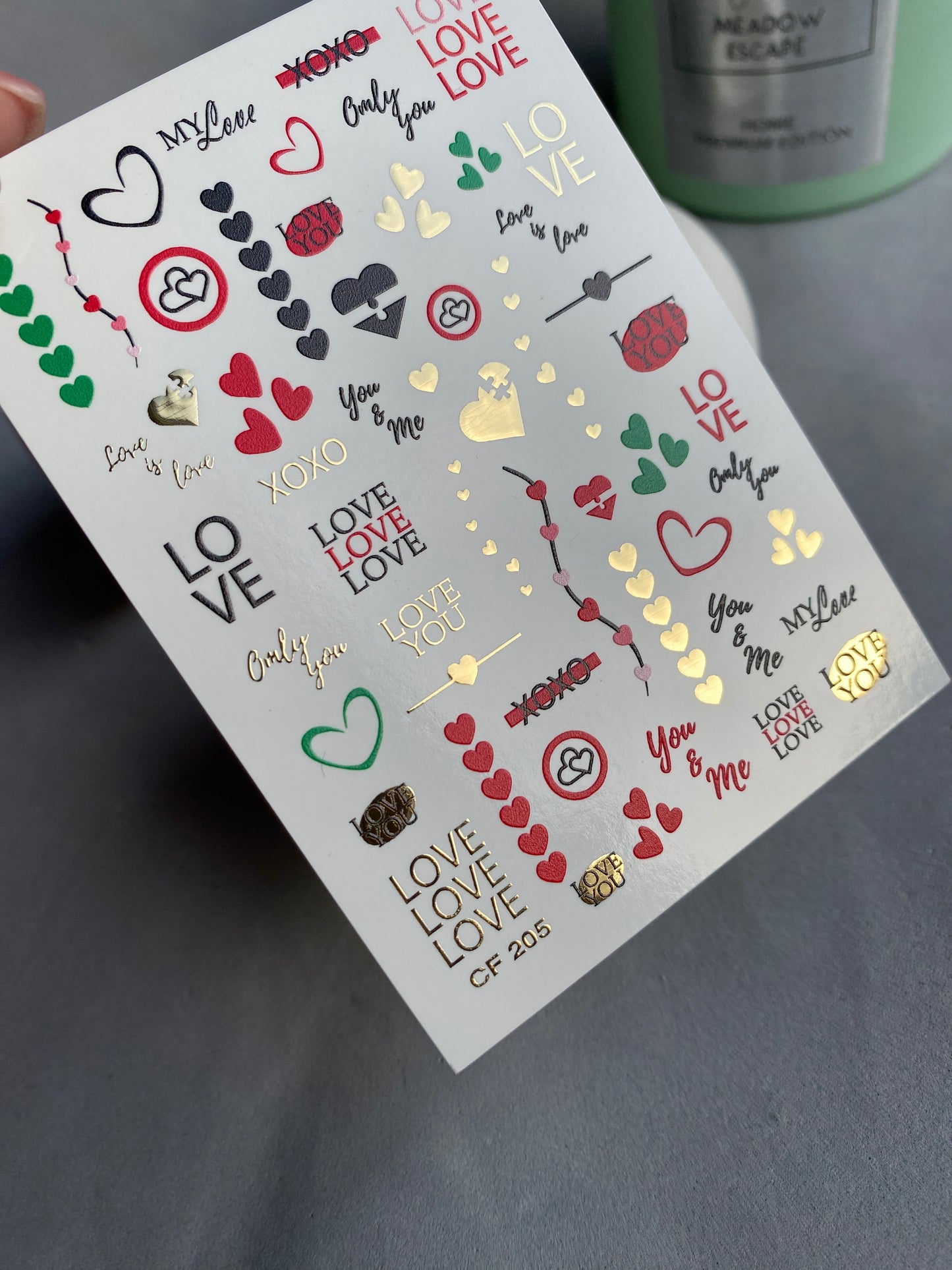 Nail Water Decal CF-205