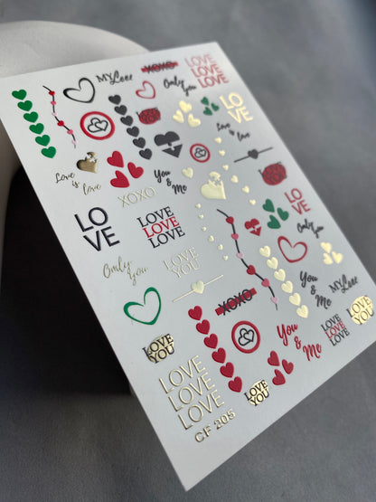 Nail Water Decal CF-205