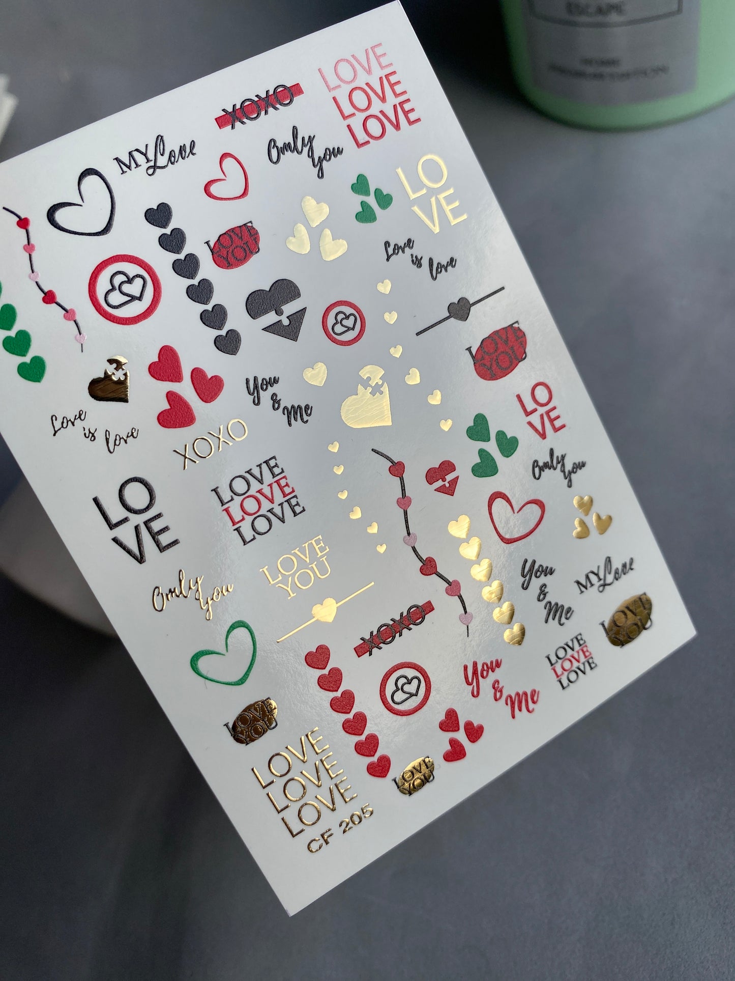 Nail Water Decal CF-205