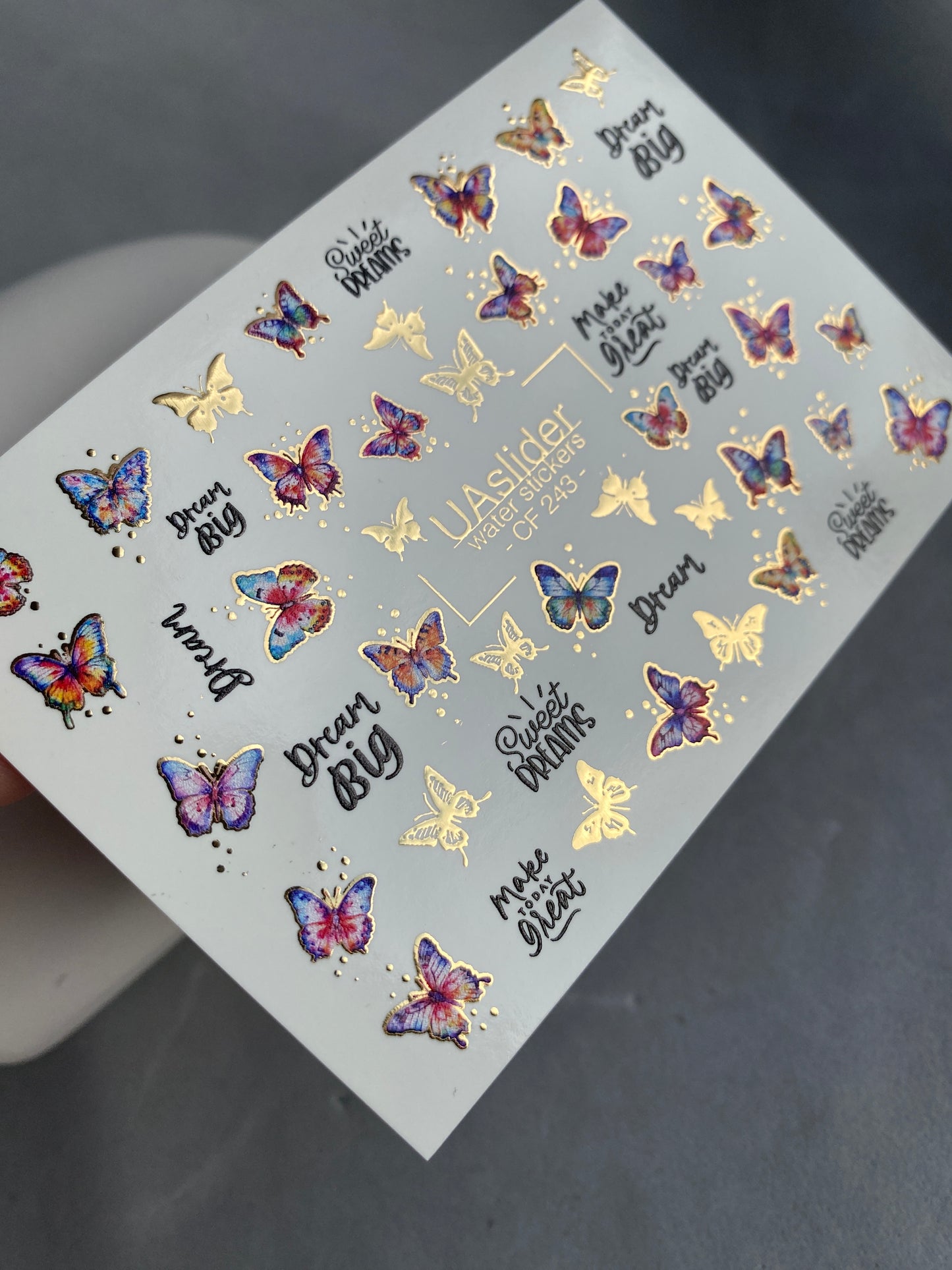 Nail Water Decal CF-243