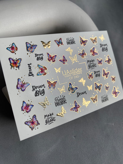 Nail Water Decal CF-243