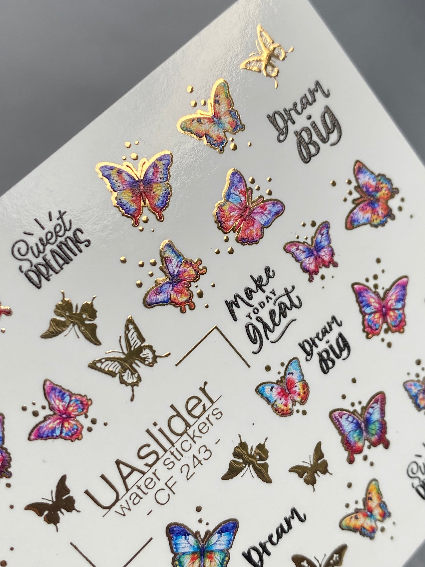 Nail Water Decal CF-243