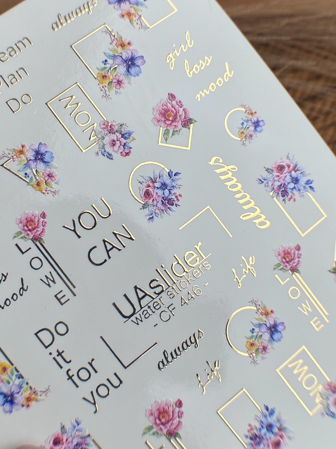 Nail Water Decal CF-446