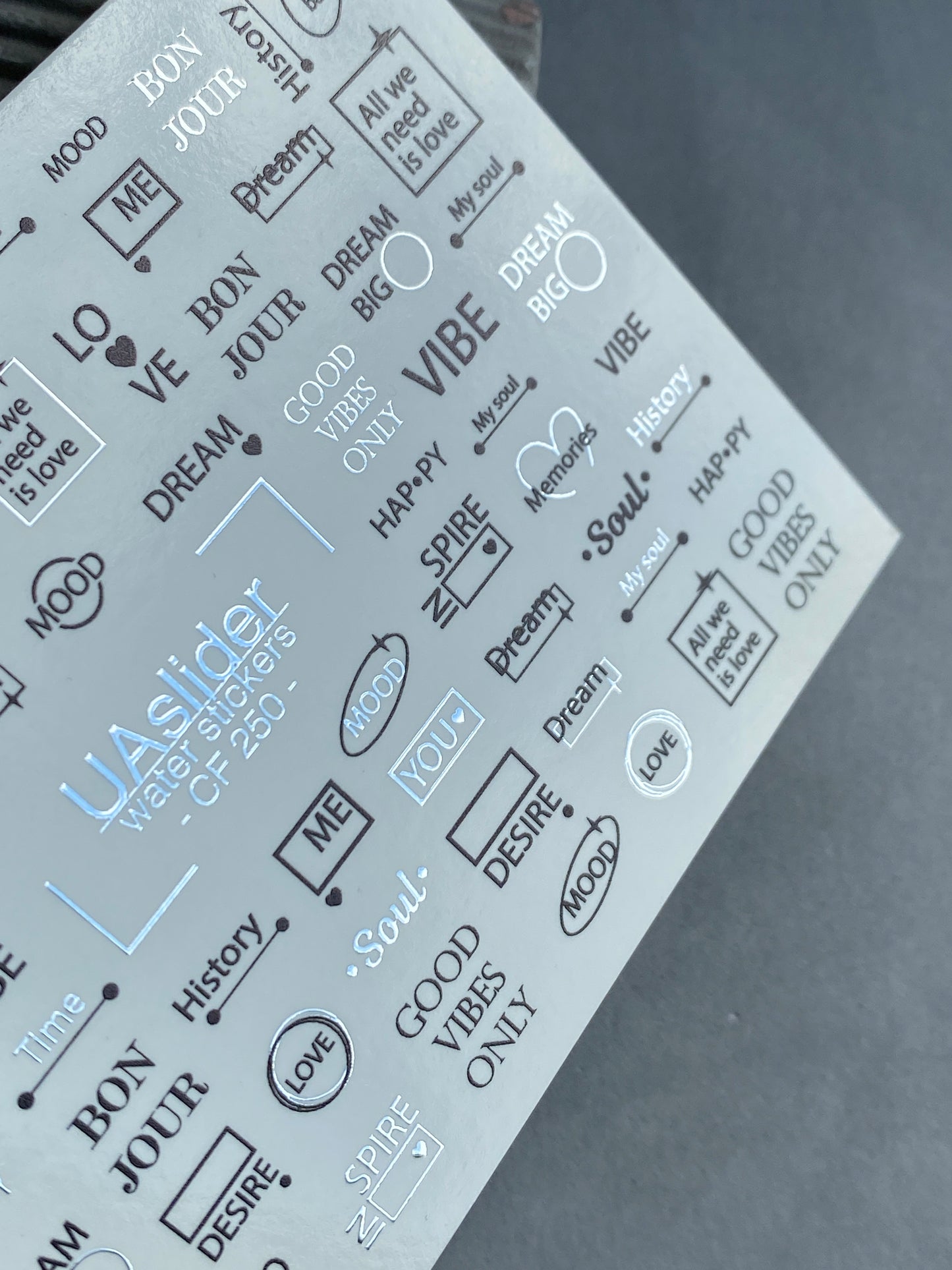 Nail Water Decal CF-250