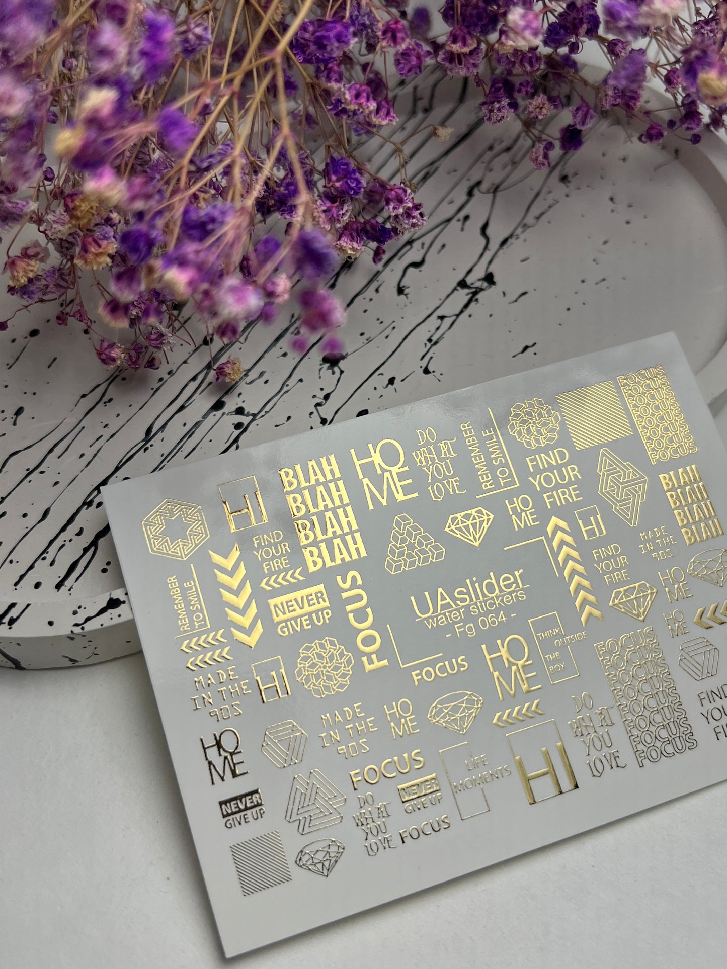 Nail Water Decal Fg-064