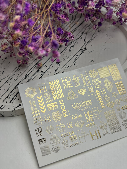 Nail Water Decal Fg-064