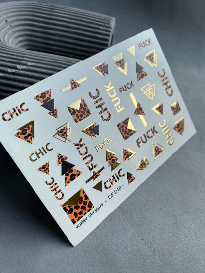 Nail Water Decal CF-218