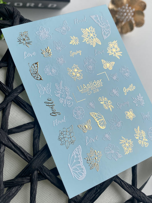 Nail Water Decal CF-206